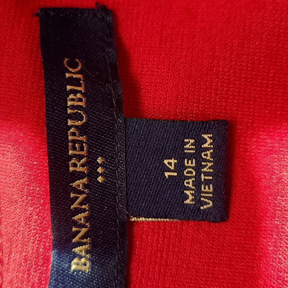 Banana Republic Factory Red Sleeveless Sheath Dress - Picture 5 of 5